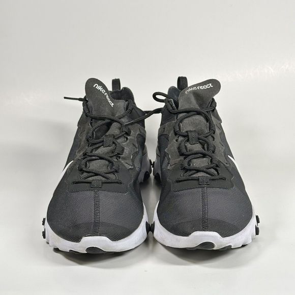 Nike React Element 55 Running Sneaker Mens US Size 11.5 Shoes - Black BQ6166-003 - Picture 3 of 16